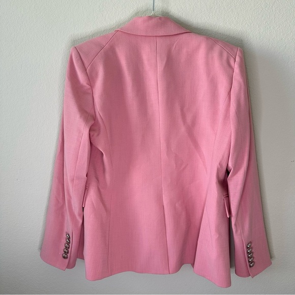 VERONICA BEARD Miller Dickey Jacket Blazer in Peony Pink SZ US 14 - Picture 10 of 11
